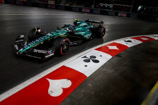 14 Fernando Alonso ESP, Aston Martin Aramco Cognizant F1 Team , F1 Grand Prix of Las Vegas at Las Vegas Strip Circuit on November 18, 2023 in Las Vegas, United States of America Photo by HOCH ZWEI Las Vegas United States of America