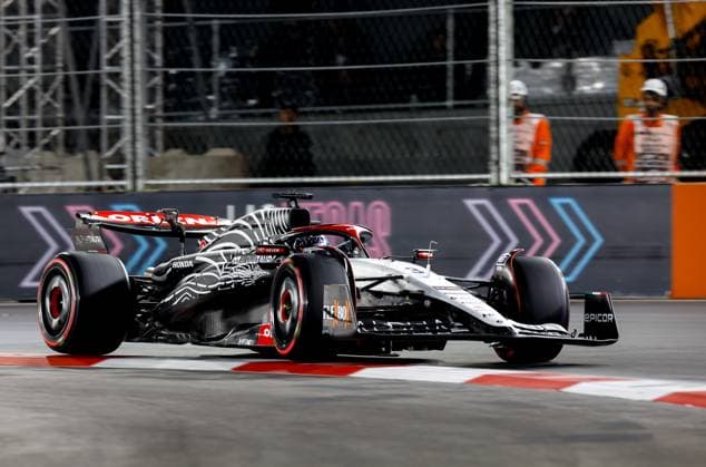 3 Daniel Ricciardo AUS, Scuderia AlphaTauri , F1 Grand Prix of Las Vegas at Las Vegas Strip Circuit on November 18, 2023 in Las Vegas, United States of America Photo by HOCH ZWEI Las Vegas United States of America