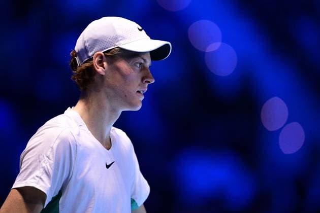 Foto Marco Alpozzi LaPresse 18 Novembre 2023 Torino - Italia - - Tennis Nitto ATP, Tennis Herren Finals - Jannik SINNER (ITA) vs Daniil MEDVEDEV (RUS) Nella foto: Jannik Sinner (Italia) November 18, 2023 Turin - Italy - Sport - Tennis Nitto ATP Finals - Jannik SINNER (ITA) vs Daniil MEDVEDEV (RUS) In the pic:Jannik Sinner (Italia)  Copyright: xMarcoxAlpozzi LaPressex