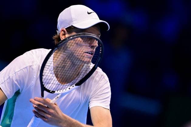 Foto Marco Alpozzi LaPresse 18 Novembre 2023 Torino - Italia - - Tennis Nitto ATP, Tennis Herren Finals - Jannik SINNER (ITA) vs Daniil MEDVEDEV (RUS) Nella foto:Jannik Sinner (Italia) November 18, 2023 Turin - Italy - Sport - Tennis Nitto ATP Finals - Jannik SINNER (ITA) vs Daniil MEDVEDEV (RUS) In the pic:Jannik Sinner (Italia)  Copyright: xMarcoxAlpozzi LaPressex