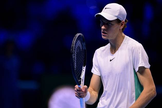 Foto Marco Alpozzi LaPresse 18 Novembre 2023 Torino - Italia - - Tennis Nitto ATP, Tennis Herren Finals - Jannik SINNER (ITA) vs Daniil MEDVEDEV (RUS) Nella foto:Jannik Sinner (Italia) November 18, 2023 Turin - Italy - Sport - Tennis Nitto ATP Finals - Jannik SINNER (ITA) vs Daniil MEDVEDEV (RUS) In the pic:Jannik Sinner (Italia)  Copyright: xMarcoxAlpozzi LaPressex