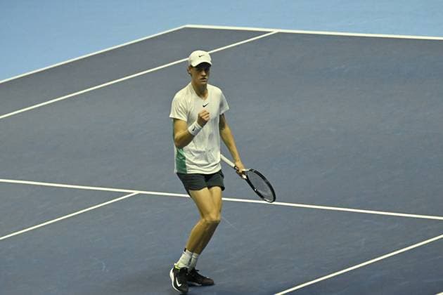 Tennis - Nitto ATP, Tennis Herren Finals Torino 2023 - Jannick Sinner - Italie TENNIS : Nitto Atp Finals Torino 2023 - 18 11 2023 - ChrysleneCaillaud Panoramic 