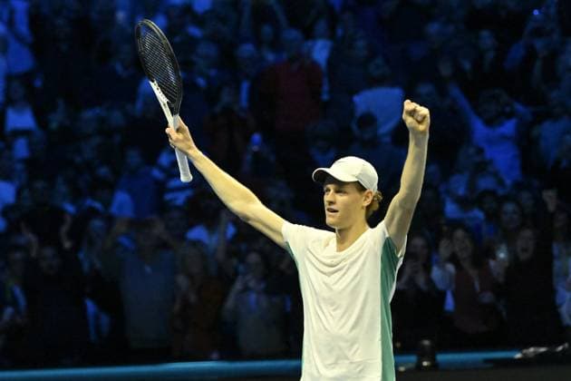 Tennis - Nitto ATP, Tennis Herren Finals Torino 2023 - Jannick Sinner - Italie TENNIS : Nitto Atp Finals Torino 2023 - 18 11 2023 - ChrysleneCaillaud Panoramic 