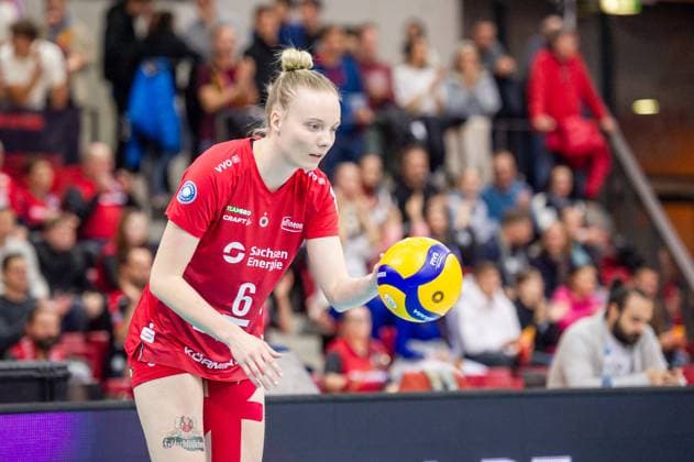Allianz MTV Stuttgart Dresdner SC, Sport, Volleyball Bundesliga, Women, VBL, Season 2023 24, 18 11 2023, Stuttgart SCHARRena , DEU Allianz MTV Stuttgart Dresdner SC, Sport, Volleyball Bundesliga, Women, VBL, Season 2023 24, 18 11 2023, Stuttgart SCHARRena , DEU Stuttgart Copyright: xSandyxDinkelackerx EP_SDR
