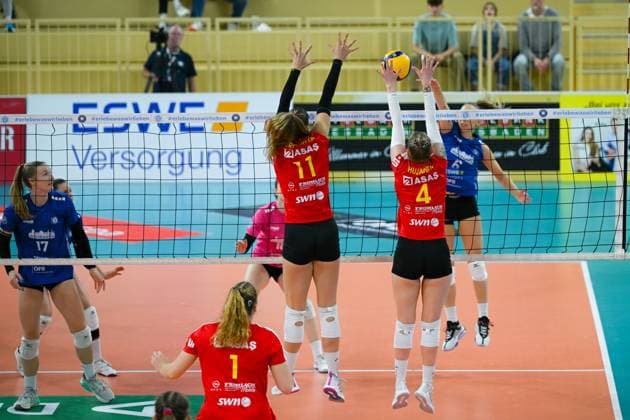 Volleyball, Women, VBL, VC Wiesbaden - VC Neuwied 77
