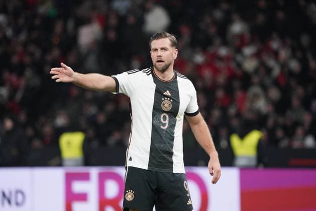 Football, Friendly match, International match, Germany Turkey , 18 11 2023, Olympiastadion Berlin Niclas Füllkrug, Germany, Action, Single image