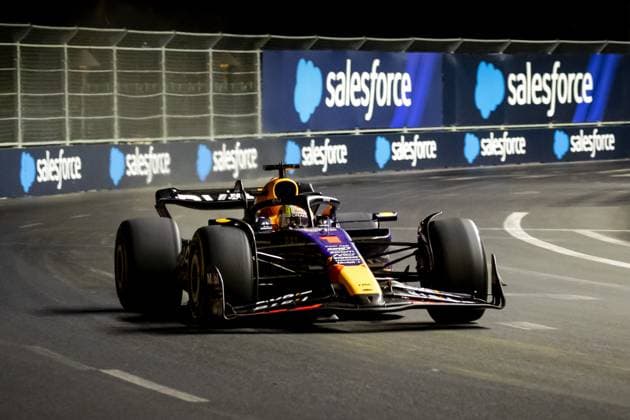 LAS VEGAS - Max Verstappen (Red Bull Racing) during the Las Vegas Formula 1 Grand Prix at the Las Vegas Strip Circuit in Nevada. ANP SEM VAN DER WAL F1 Grand Prix of Las Vegas 2022 23 xVIxANPxSportx xxANPxIVx 484231014 originalFilename: 484231014.jpg
