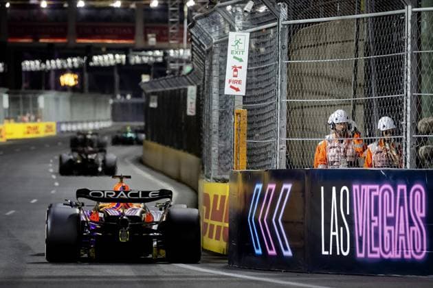 LAS VEGAS - Max Verstappen (Red Bull Racing) during the Las Vegas Formula 1 Grand Prix at the Las Vegas Strip Circuit in Nevada. ANP SEM VAN DER WAL F1 Grand Prix of Las Vegas 2022 23 xVIxANPxSportx xxANPxIVx 484231612 originalFilename: 484231612.jpg