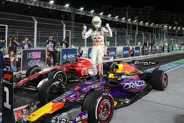 Winner of the Las Vegas Grand Prix, Max Verstappen Red Bull , Race, Las Vegas Grand Prix, Motorsport, Men, Formula 1, 18 11 2023 Las Vegas Nevada USA Copyright: xkolbert-press ChristianxKolbertx