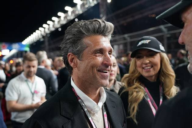 18 11 2023, Las Vegas Street Circuit, Las Vegas, FORMULA 1 HEINEKEN SILVER LAS VEGAS GRAND PRIX 2023 ,in the picture US actor Patrick Dempsey Las Vegas Las Vegas Street Circuit United States  eu-images-506