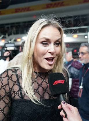 FORMULA 1 HEINEKEN SILVER LAS VEGAS GRAND PRIX 2023 18 11 2023, Las Vegas Street Circuit, Las Vegas, FORMULA 1 HEINEKEN SILVER LAS VEGAS GRAND PRIX 2023 ,in the picture skier Lindsey Vonn nordphotoxGmbHx xBratic nph00250
