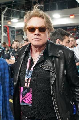 18 11 2023, Las Vegas Street Circuit, Las Vegas, FORMULA 1 HEINEKEN SILVER LAS VEGAS GRAND PRIX 2023 ,in the picture Guns N™ Roses singer Axl Rose Las Vegas Las Vegas Street Circuit United States  eu-images-506