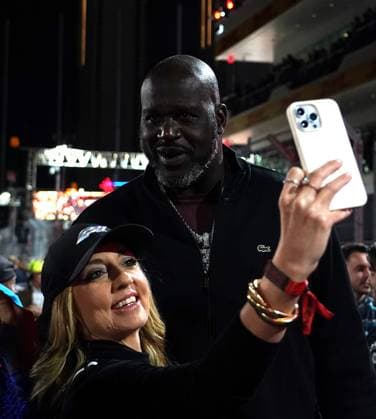 FORMULA 1 HEINEKEN SILVER LAS VEGAS GRAND PRIX 2023 18 11 2023, Las Vegas Street Circuit, Las Vegas, FORMULA 1 HEINEKEN SILVER LAS VEGAS GRAND PRIX 2023 ,in the picture basketball player Shaquille O™Neal nordphotoxGmbHx xBratic nph00250