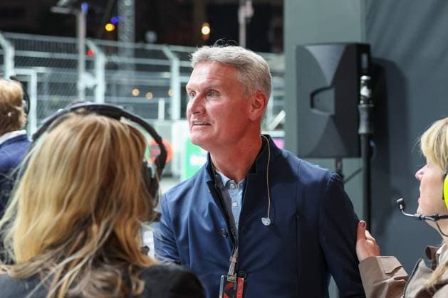 Television expert David Coulthard, Race, Las Vegas Grand Prix, Motorsport, Men, Formula 1, 18 11 2023 Las Vegas Nevada USA Copyright: xkolbert-press ChristianxKolbertx