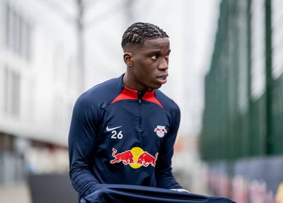 Leipzigs Ilaix Moriba training RB Leipzig on November 10, 2023 Red Bull Academy, Leipzig training RB Leipzig