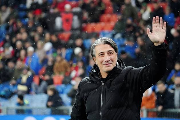 Photo Manuel Geisser 18 11 2023 Soccer Men Season 2023 2024 Europe Qualification 2024 Switzerland Kosovo 1 1 Picture Murat Yakin Coach SUI Single Image Action