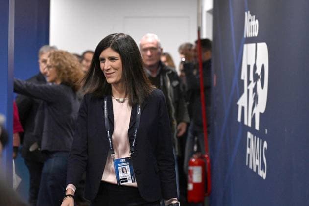 IPP20231119 Tennis: Nitto ATP, Tennis Herren Finals 2023 in Turin, chiara appendino vicepresidente della Federazione Italiana Tennis (Verwendung nur in Deutschland - GERMANY ONLY) *** IPP20231119 Tennis Nitto ATP Finals 2023 in Turin, chiara appendino vicepresidente della Federazione Italiana Tennis use only in Germany GERMANY ONLY 