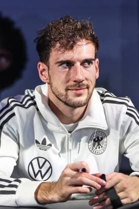 Sport, Football, DFB National Team Season 2023 24 German national players on the Maifeld in the Adidas Football Love Drop Zone where the official Euro 2024 ball was presented 19 11 2023, Olympiastadion Berlin Leon Goretzka Germany, 8 Berlin Olympiastadion Berlin Berlin Germany