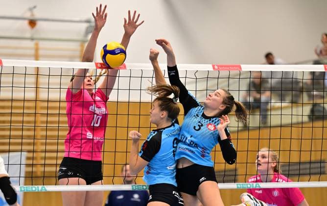 19 11 2023 Volleyball 2 Bundesliga Women Women Season 2023 2024 TV Suspa Altdorf VC Wiesbaden II xwoxzix Marie Zehentner 10, VC Wiesbaden Theresa von Waldenfels 8, TV Altdorf Anna Wagner 3, TV Altdorf