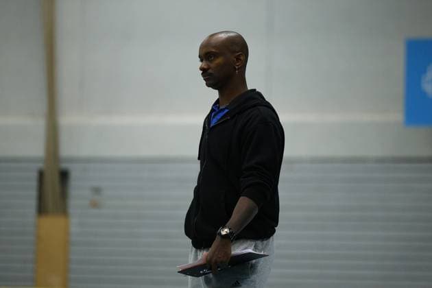 Volleyball I Men I Season 2023 2024 I 2 Bundesliga Nord I 7 Matchday I Kieler TV PSV Neustrelitz I 19 11 2023 Coach Jonathan Kendrick Scott PSV Neustrelitz Kiel Hein Dahlinger Halle Schleswig Holstein Germany Copyright: xLobeca JasperxLorenzx