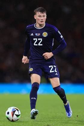 Fußball UEFA EURO 2024 Qualifikation Gruppe A Schottland gegen Norwegen 19. November 2023 UEFA EURO 2024 Qualifikation Gruppe A Schottland gegen Norwegen Nathan Patterson von Schottland Foto Simon Stacpoole Abseits Glasgow UK  Copyright: xSimonxStacpoolexOffside