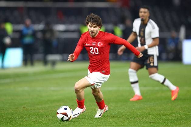 18 11 2023, xtgx, football international, Germany Turkey emspor, v l Ferdi Kadioglu Turkey, 20 DFL DFB REGULATIONS PROHIBIT ANY USE OF PHOTOGRAPHS as IMAGE SEQUENCES and or QUASI VIDEO Berlin
