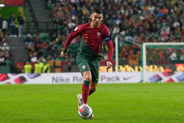 November 19, 2023, Lisbon, Portugal: Cristiano Ronaldo from Portugal in action during UEFA European Qualifiers group J football match between Portugal and Iceland at Est¡dio da Luz. Final Score: Portugal 2:0 Iceland Lisbon Portugal - ZUMAs197 20231119_aaa_s197_071 Copyright: xBrunoxdexCarvalhox