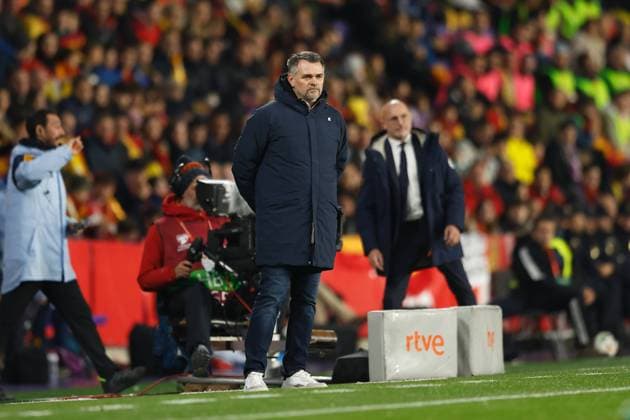 Willy Sagnol (GEO), NOVEMBER 19, 2023 - Football Soccer : UEFA European Championship, EM, Europameisterschaft 2024 Qualifying round group A match between Spain 3-1 Georgia at the Estadio Jose Zorrilla in Valladolid, Spain. Noxthirdxpartyxsales  (236203588)