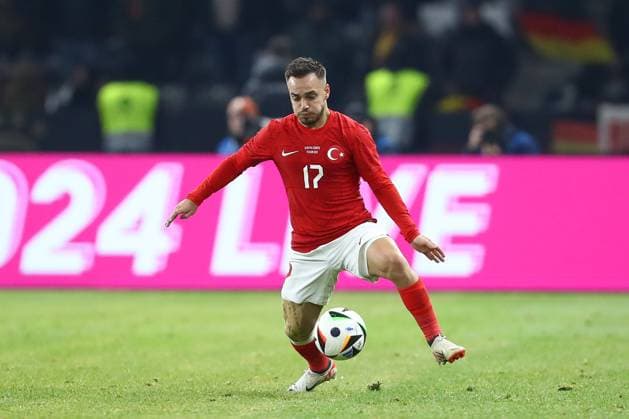 18 11 2023, xtgx, football international, Germany Turkey emspor, v l Yusuf Sari Turkey, 17 cropped, single frame, full body, single frame DFL DFB REGULATIONS PROHIBIT ANY USE OF PHOTOGRAPHS as IMAGE SEQUENCES and or QUASI VIDEO Berlin