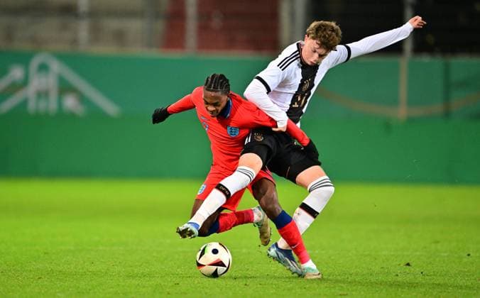 20 11 2023 Soccer German national football team national team U20 juniors DFB international match Germany gg England xwoxzix Martial Godo 7, England Paul Wanner 17, Germany