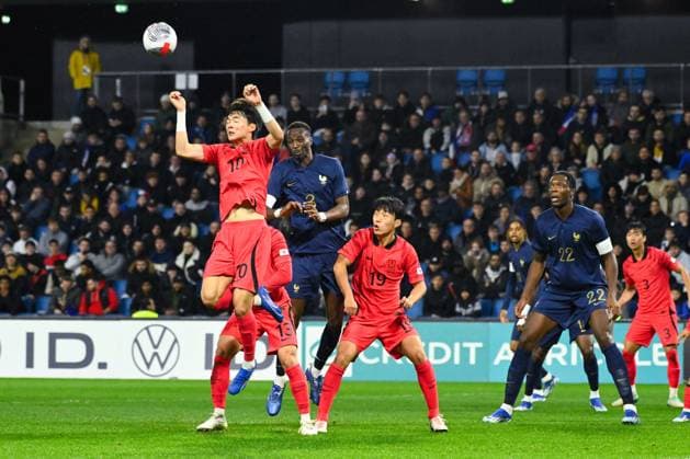 Football, U21, France - South Korea
