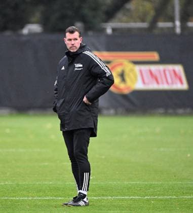 Football, Men, Season 2023 2024, 1 Bundesliga, 1 FC Union Berlin, media training session, interim coach Marco Grote 1 FC Union Berlin , 20 11 2023, Copyright: xMatthiasxKochx