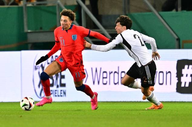 20 11 2023 Soccer German national football team national team U20 juniors DFB international match Germany gg England xwoxzix Sam Edozie 11, England Nicolas Oliveira 2, Germany