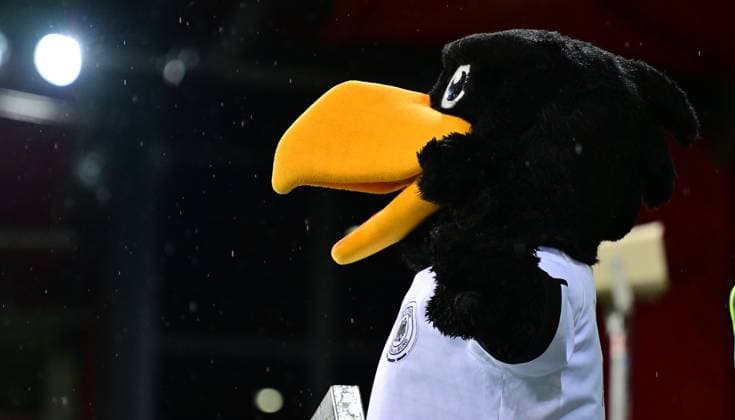 20 11 2023 Soccer German national soccer team national team U20 juniors DFB international match Germany gg England xwoxzix mascot Paule