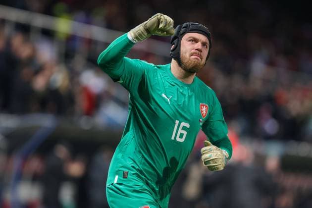 OLOMOUC 20.11.2023 MECZ 10. KOLEJKA ELIMINACJE DO MISTRZOSTW EUROPY 2024 GRUPA E: CZECHY - MOLDAWIA - QUALIFICATION FOR UEFA EURO, EM, Europameisterschaft,Fussball 2024 MATCH GROUP E IN OLOMUNIEC: CZECH REPUBLIC - MOLDOVA JINDRICH STANEK FOT. MICHAL CHWIEDUK FOKUSMEDIA.COM.PL NEWSPIX.PL --- Newspix.pl POLAND OUT!  231120CHW023