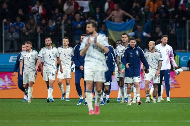 20 11 2023, Football, Season 2023 2024, UEFA European Championship Qualification, Group stage, Matchday 8, Ukraine Italy, The Italian national team has qualified for EURO 2024, Leverkusen BayArena NRW Germany xRHR PHOTO DEx Copyright: DennisxEwert RHR-FOTOx RHR-FOTO DE
