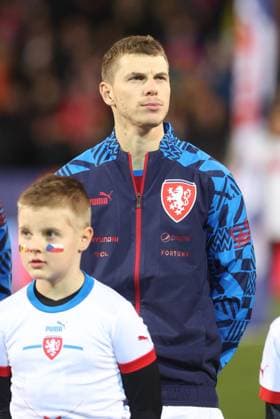 OLOMOUC 20.11.2023 MECZ 10. KOLEJKA ELIMINACJE DO MISTRZOSTW EUROPY 2024 GRUPA E: CZECHY - MOLDAWIA - QUALIFICATION FOR UEFA EURO, EM, Europameisterschaft,Fussball 2024 MATCH GROUP E IN OLOMUNIEC: CZECH REPUBLIC - MOLDOVA DAVID DOUDERA FOT. MICHAL CHWIEDUK FOKUSMEDIA NEWSPIX.PL --- Newspix.pl  231120CHW080