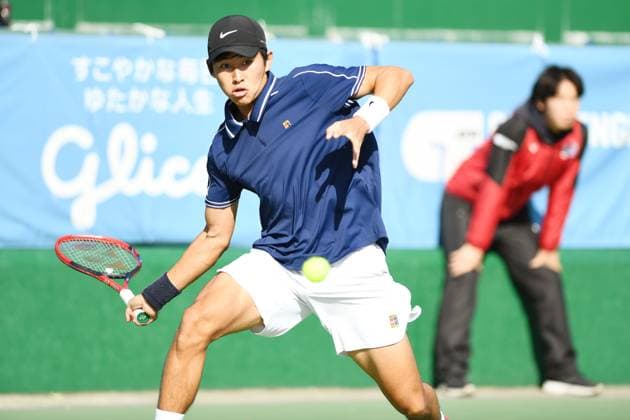 Naoki Nakagawa (JPN), NOVEMBER 21, 2023 - Tennis : Men s Singles 1st Round match during Yokohama Keio Challenger International Tennis Tournament 2023 at Keio University hiyoshi campus mamushidani tennis court in Kanagawa, Japan. Noxthirdxpartyxsales  (236262643)