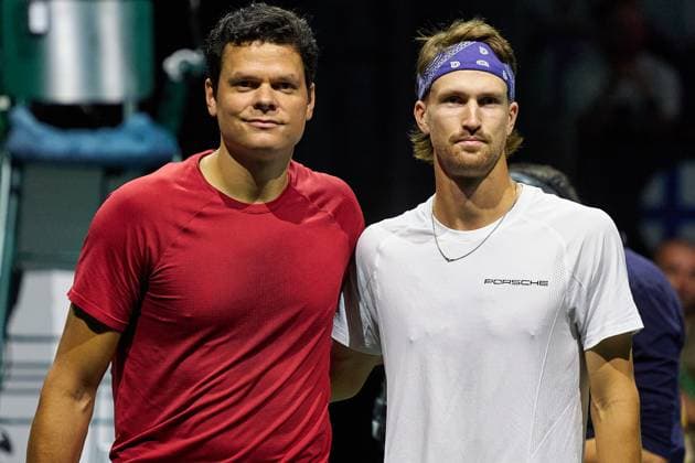 Tennis, Davis Cup in Malaga, Canada - Finland
