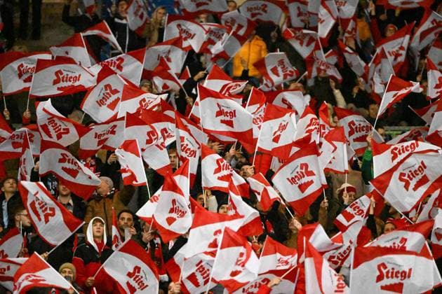 Football, men, 2023 2024 season, international match in Vienna, Austria Germany, v l The fans of Austria, 21 11 2023, Copyright: xMatthiasxKochx
