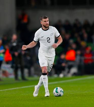21st November 2023; Aviva Stadium, Dublin, Ireland; International Football Friendly, Republic of Ireland versus New Zealand; Tim Payne of New Zealand with the ball  ActionPlus12577978 PeterxFitzpatrick Content restricted for UK based newspaper