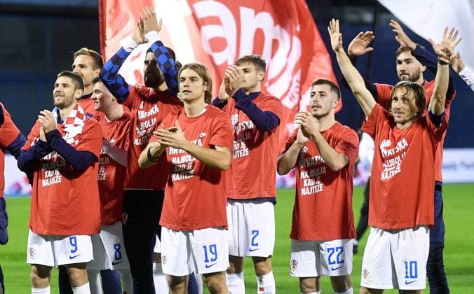 Sport Bilder des Tages Croatia, Zagreb, 211123. Maksimir Stadium. Croatia - Armenia, qualifying football match of the 10th round of Group D for UEFA EURO, EM, Europameisterschaft,Fussball 2024. In the photo: Croatia beat Armenia 1:0 and qualified directly for the European Championship, EM, Europameisterschaft Photo: Goran Mehkek CROPIX Copyright: xxGoranxMehkekx gm_hrvatska_armenija98-211123