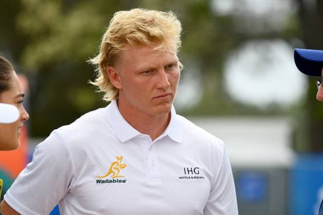 AUSTRALIAN PGA, Golf Herren GOLF PRO AM, Wallabies player Carter Gordon is seen at the Pro Am at the Royal Queensland Golf Club in Brisbane, Wednesday, November 22, 2023. ( NO ARCHIVING, EDITORIAL USE ONLY, NO USE IN BOOKS WITHOUT CONSENT BRISBANE QUEENSLAND AUSTRALIA  Copyright: xJONOxSEARLEx 20231122001868315021
