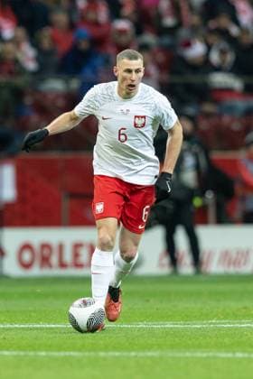 Poland v Latvia - International Friendly, Länderspiel, Nationalmannschaft Match Jakub Piotrowski is playing in a friendly match between Poland and Latvia in Warsaw, Poland, on November 21, 2023. Warszawa Poland  Copyright: xFotoxOlimpikx originalFilename:jastrzebowski-polandvs231121_np2CE.jpg