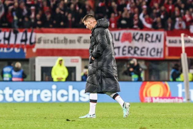 Sport, Football, UEFA international match season 2023 24 friendly match Austria Germany 21 11 2023, Ernst Happel Stadion Vienna Niklas Süle Germany, 15 Vienna Ernst Happel Stadion Vienna Vienna Austria
