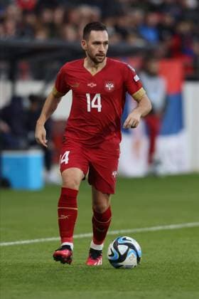 SERBIA vs BULGARIA ANDRIJA ZIVKOVIC FOOTBALL, SERBIA, BULGARIA, UEFA European Championship, EM, Europameisterschaft QUALIFICATION, EURO Dubocica stadium, Leskovac 19.11.2023 Foto: Leskovac Dubocica stadium Serbia Copyright: xMarkoxMetlas xMNxPressx