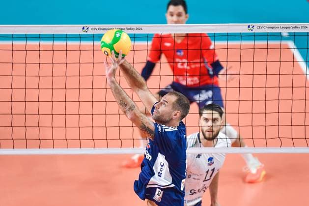 2023.11.22 Kedzierzyn-Kozle Siatkowka Mezczyzn CEV Liga Mistrzow Sezon 2023 2024 Grupa Azoty ZAKSA Kedzierzyn-Kozle - Olympiacos Piraeus N z Foto Marcin Bulanda PressFocus 2023.11.22 Kedzierzyn-Kozle Volleyball Men CEV Champions League Season 2023 2024 Grupa Azoty ZAKSA Kedzierzyn-Kozle - Olympiacos Piraeus Credit: Marcin Bulanda PressFocus NEWSPIX.PL --- Newspix.pl  20231122xPF_MB0277