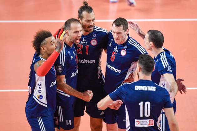 2023.11.22 Kedzierzyn-Kozle Siatkowka Mezczyzn CEV Liga Mistrzow Sezon 2023 2024 Grupa Azoty ZAKSA Kedzierzyn-Kozle - Olympiacos Piraeus N z radosc Foto Marcin Bulanda PressFocus 2023.11.22 Kedzierzyn-Kozle Volleyball Men CEV Champions League Season 2023 2024 Grupa Azoty ZAKSA Kedzierzyn-Kozle - Olympiacos Piraeus radosc Credit: Marcin Bulanda PressFocus NEWSPIX.PL --- Newspix.pl  20231122xPF_MB0284