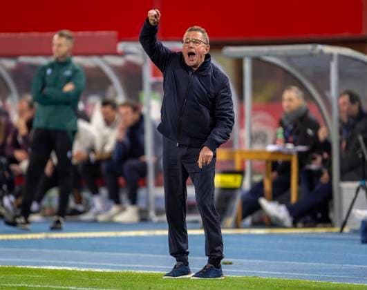 21 11 2023, Football, International match, Test match 2023 24, Austria Germany, at Ernst Happel Stadium Vienna, Coach Ralf Rangnick Austria DFL and DFB regulations prohibit any use of photographs as image sequences and or quasi video