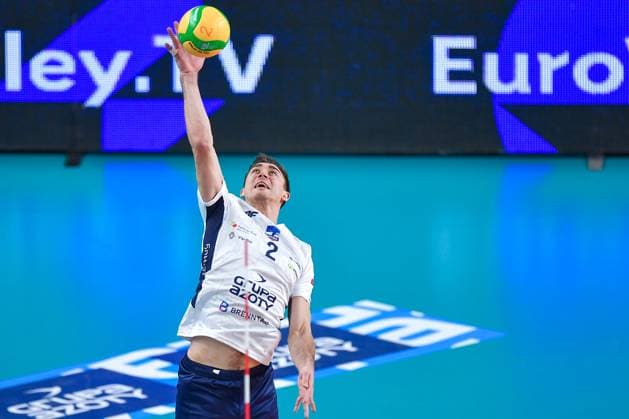 2023.11.22 Kedzierzyn-Kozle Siatkowka Mezczyzn CEV Liga Mistrzow Sezon 2023 2024 Grupa Azoty ZAKSA Kedzierzyn-Kozle - Olympiacos Piraeus N z Lukasz Kaczmarek Foto Marcin Bulanda PressFocus 2023.11.22 Kedzierzyn-Kozle Volleyball Men CEV Champions League Season 2023 2024 Grupa Azoty ZAKSA Kedzierzyn-Kozle - Olympiacos Piraeus Lukasz Kaczmarek Credit: Marcin Bulanda PressFocus NEWSPIX.PL --- Newspix.pl  20231122xPF_MB0261